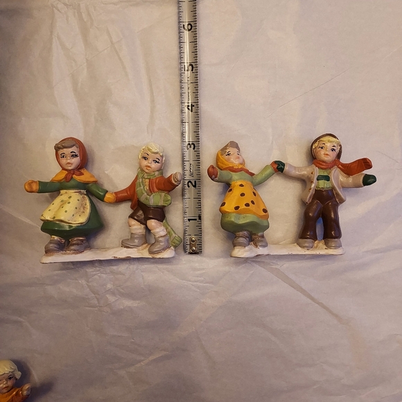 Lot of 7 Provincial Mold 1982 and 1 Duncan Ceramic 1975, Christmas figurines - Picture 4 of 12